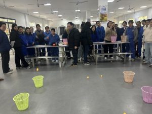 巾幗風(fēng)采，樂享運動——江西制藥工會舉辦慶“三八”乒乓球定點投擲比賽